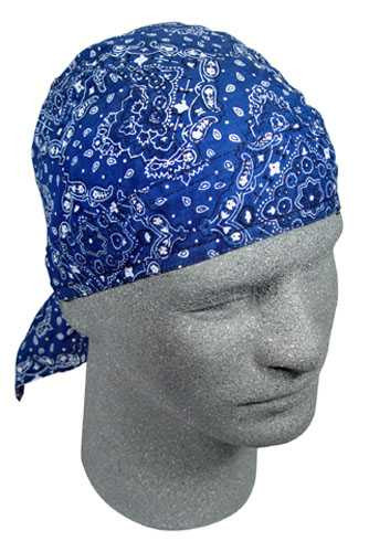 BOBSTER Z111 Bobster Flydanna; 100% Cotton Navy Paisley Z111