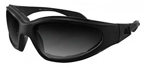 Bobster Gxr Sunglass Black Frame Anti-Fog Smoked Lenses Gxr001