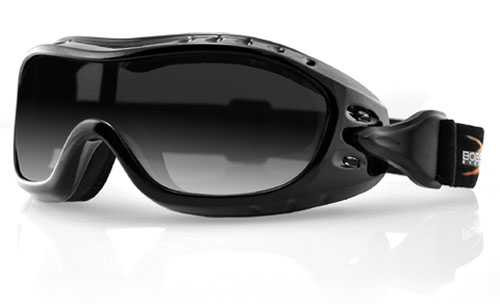BOBSTER BHAWK01 Bobster Night Hawk Otg Goggle Black Frame Anti-Fog Smoked Lens Bhawk01