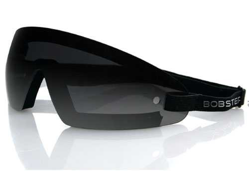BOBSTER BW201 Bobster Wrap Around Goggle Black Frame Smoked Lens Bw201