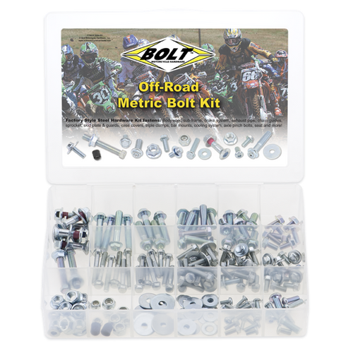 BOLT MOTORCYCLE ACCESSORIES 2004-PP Bolt Motorcycle Accessories Off-Road Metric Bolt Kit 2004-Pp