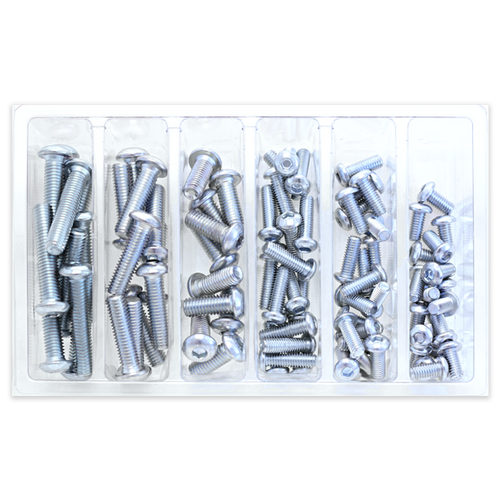 Bolt Motorcycle Accessories Svc M6/M8 Button Allen Asst Sv-Bhm6M8