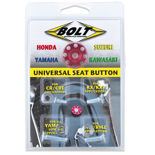 BOLT MOTORCYCLE ACCESSORIES BMH-SB Bolt Motorcycle Accessories Anodized Seat Button-Japanese Bmh-Sb