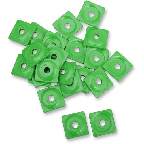 WOODY'S ASW2378048 Woody'S Support Plates - Green - 5/16" - 48 Pack Asw2-3780-48