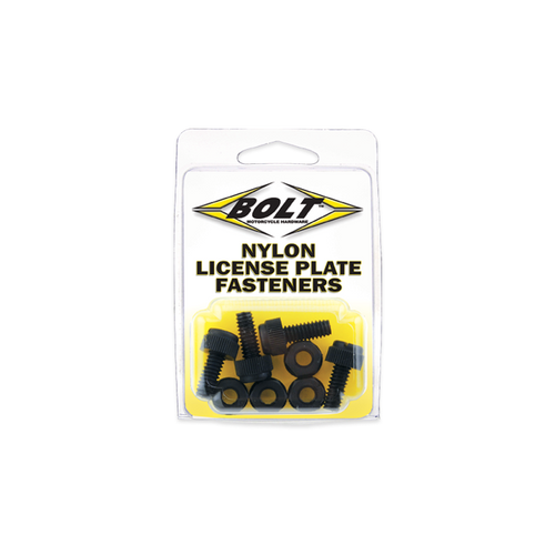 Bolt Motorcycle Accessories License Plate Fastners 4/Pk Lpfnylon