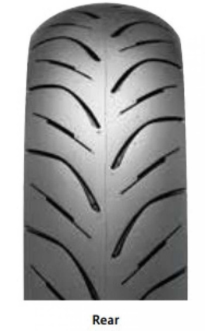 BRIDGESTONE TIRES 113382 Bridgestone Tires Bridgestone - Hoop B02R - G 150/70-13M/C-(64S) Tire 113382