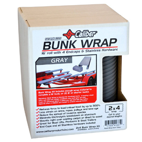 Caliber Trailer Products Bunkwrap Kit Grey (16'X2X4" W/End Caps) 23050
