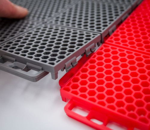 Caliber Trailer Products Protech Flooring - Smooth - 24 Pc. - Grey 13612-3