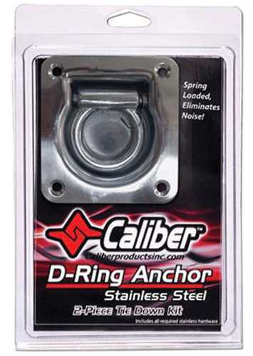 CALIBER TRAILER PRODUCTS 13520 Caliber Trailer Products D-Ring Kit Zinc Coated Steel 13520