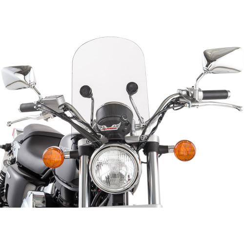 Slipstreamer Tombstone Windshield - 14" - Clear Hd-3Chr-C