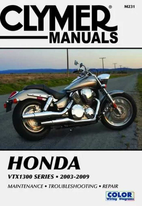 CLYMER MANUALS CM231 Clymer Manuals Clymer Service Manual Honda Vtx1300 Series Cm231