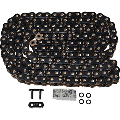 Ek 520 Zvx3 - Sportbike Chain - 160 Links - Black/Gold 520Zvx3-160Kg