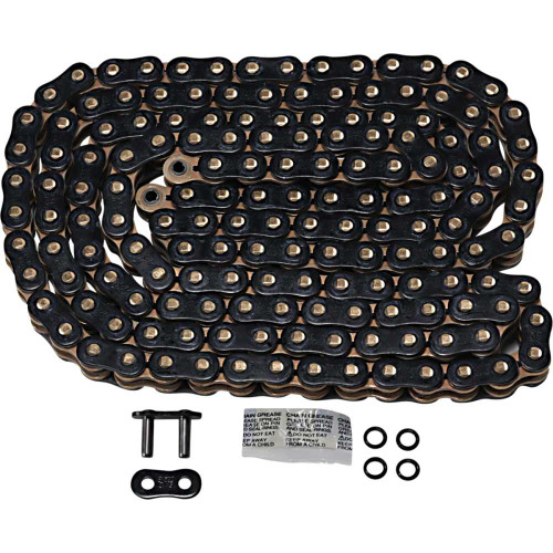 EK 520ZVX3160KG Ek 520 Zvx3 - Sportbike Chain - 160 Links - Black/Gold 520Zvx3-160Kg
