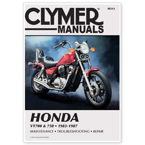 CLYMER MANUALS CM313 Clymer Manuals Clymer Manual Hon Vt700 & 750 83-87 Cm313
