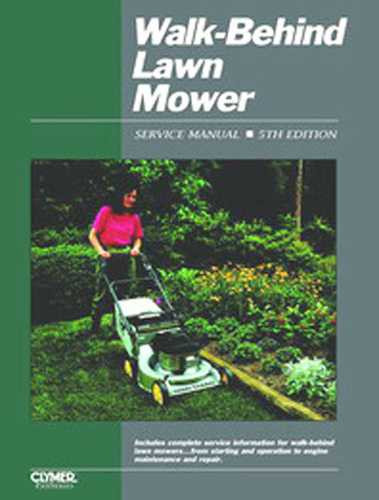 CLYMER MANUALS WLMS-5 WLMS-4 Clymer Manuals Walking Lawnmower Wlms-5 Wlms-4