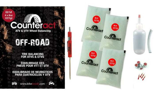 Counteract KIT M Counteract Counteract Bead Kit (4) 8Oz Bags Caps/Cores/Valve Tool/Bottle Kit M