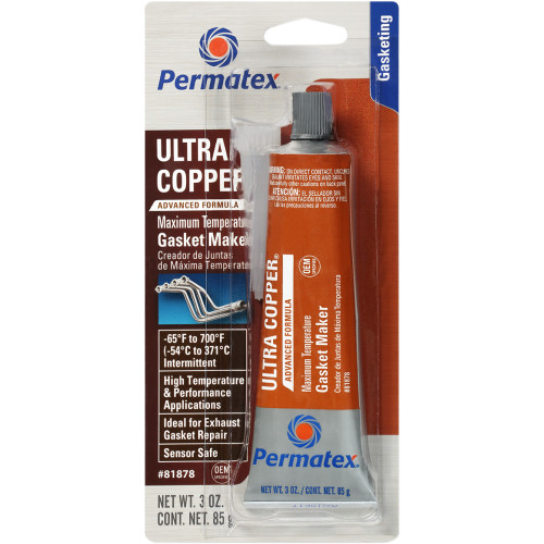Permatex Silicone Gasket Maker - 3 Oz. Net Wt. 81878