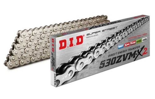 D.I.D M530ZVMX2S160 D.I.D D.I.D X-Ring Chain 530Zvm-X2 Silver 160Zb M530Zvmx2S160