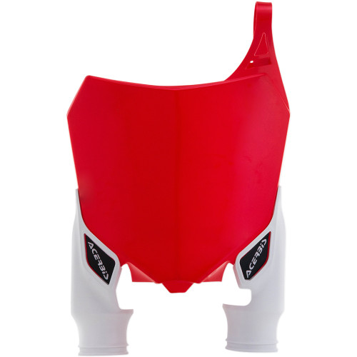 Acerbis Raptor Number Plate - Red/White 2527411005