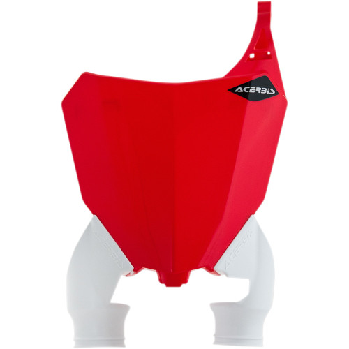 Acerbis Raptor Number Plate - Red/White 2630771005