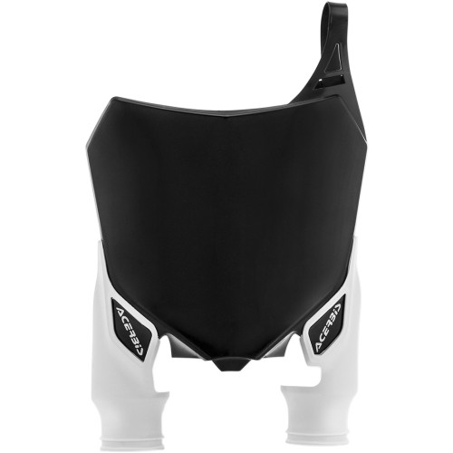 Acerbis Raptor Number Plate - Black/White 2527411007