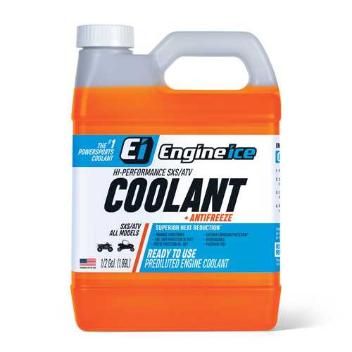 ENGINE ICE 12556 Engine Ice Engine Ice Hi-Performance Sxs/Atv Coolant + Antifreeze 1/2 Gal 12556