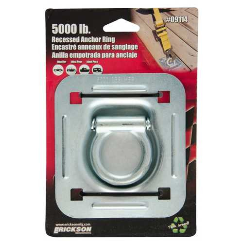ERICKSON MANUFACTURING 09114 Erickson Manufacturing Heavy Duty Recessed Ring 09114