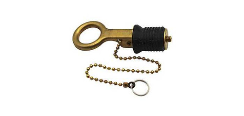 ERICKSON MANUFACTURING 04005 Erickson Manufacturing Brass Drain Plug Flip Handle 1" 04005