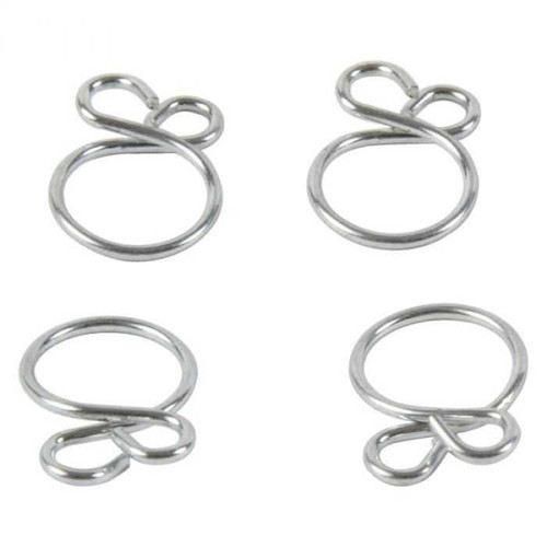 FUEL STAR FS00061 Fuel Star Fuel Star Clamp Refill Kit - 4 Ire Type Clamps 12.5Mm I.D. Fs00061