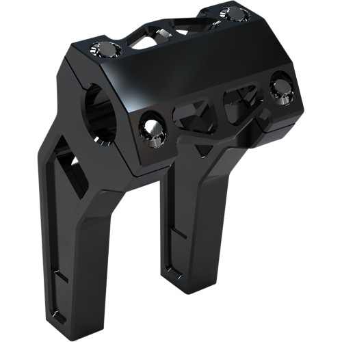 La Choppers Risers - Pullback - 6" X 1-1/4" - Black Anodized La-7481-06B