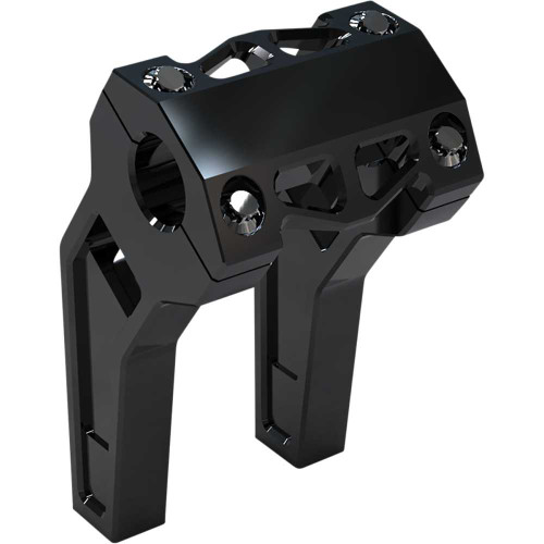 LA CHOPPERS LA748106B La Choppers Risers - Pullback - 6" X 1-1/4" - Black Anodized La-7481-06B