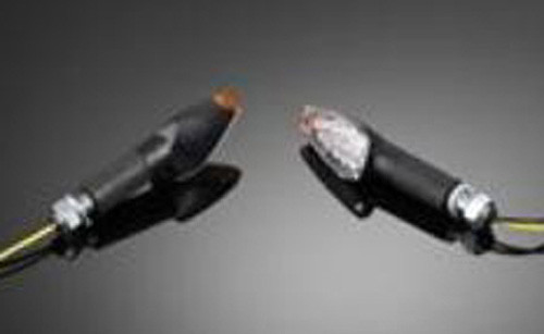 Highway Hawk Turnsignalset Triangle Chrome Shrt E-M Hh-68-562