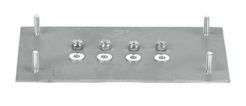 HOPKINS TRAILER PRODUCTS 20407 Hopkins Trailer Products Hopkins Weldable Mounting Plate For Flip Top Break Away Kit 20407