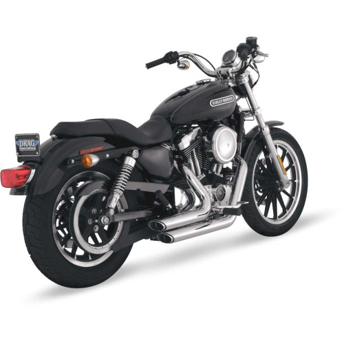 VANCE & HINES 17219 Vance & Hines Shortshots Staggered Exhaust System - Chrome 17219