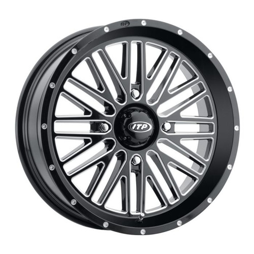 Itp Tire And Wheel Itp Momentum Wheel Blk/Mch 20X6.5 4/137 4+2.5 (+10Mm) 2022744731B