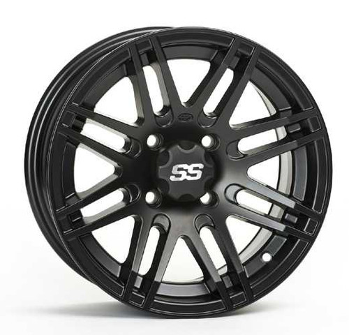 ITP TIRE AND WHEEL 1228555536B Itp Tire And Wheel Itp Ss Alloy Ss316 - Black Ops Matte Black - 12X7 (12Sb901Bx) 1228555536B