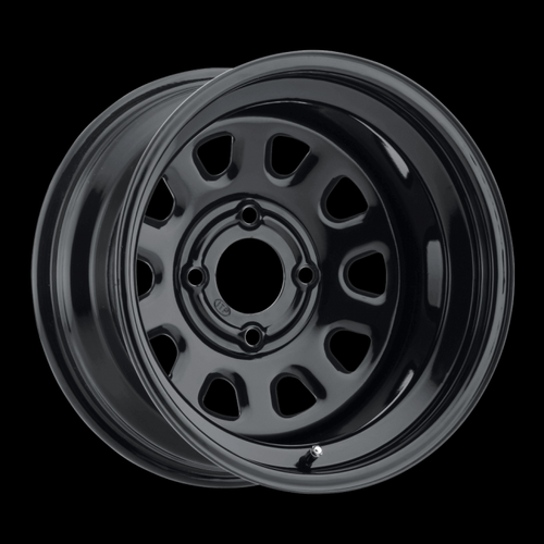 ITP TIRE AND WHEEL 1425553014B Itp Tire And Wheel Itp Delta Steel Wheel 14X7 4/110 5+2 Black (D14F511) 1425553014B