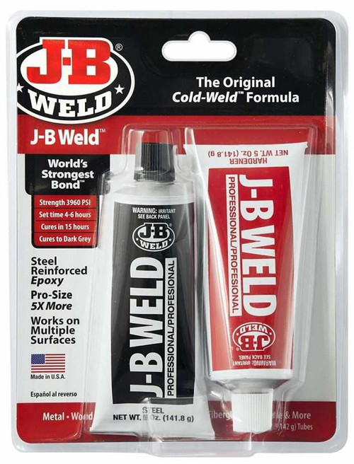 JB WELD 8281 Jb Weld J-B Weld - Pro Size Blister (2) 5 Oz. Twin Tube 8281