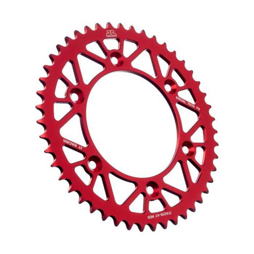 JT CHAIN AND SPROCKETS JTA210.47RED Jt Chain And Sprockets Jt Rear Sprocket Alloy 47 Tooth (Jta210) Jta210.47Red