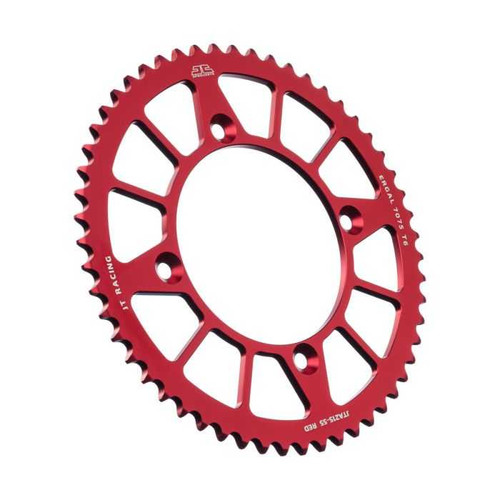 JT CHAIN AND SPROCKETS JTA215.55RED Jt Chain And Sprockets Jt Rear Sprocket Alloy 55 Tooth (Jta215) Jta215.55Red