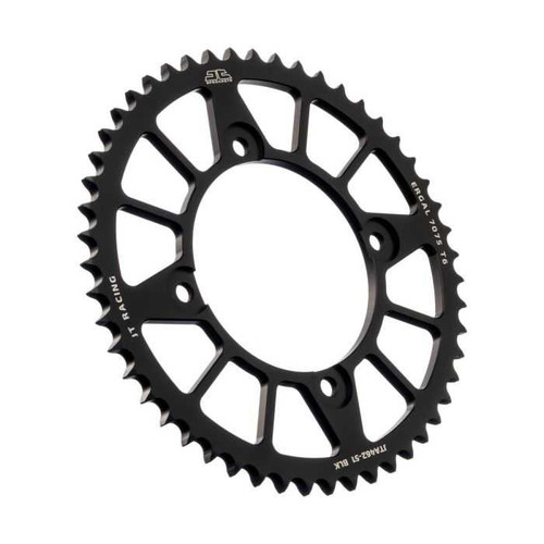 JT CHAIN AND SPROCKETS JTA462.51BLK Jt Chain And Sprockets Jt Rear Sprocket Alloy 51 Tooth (Jta462) Jta462.51Blk