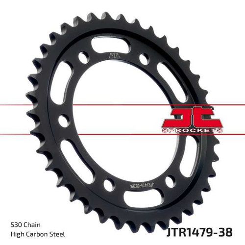 JT CHAIN AND SPROCKETS JTR1479.38ZBK Jt Chain And Sprockets Jt Sprocket 38 Tooth Jtr1479.38Zbk