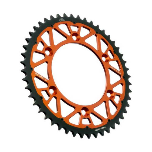 JT CHAIN AND SPROCKETS JTX897.48ORG Jt Chain And Sprockets Twinstar Sprocket Orange 48-Tooth Jtx897.48Org