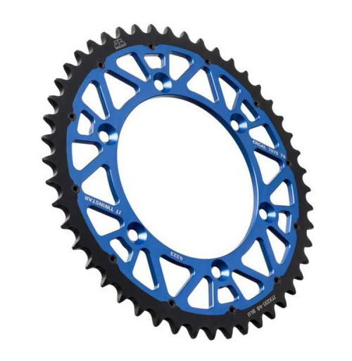 JT CHAIN AND SPROCKETS JTX251.48BLU Jt Chain And Sprockets Twinstar Sprocket Blue 48-Tooth Jtx251.48Blu
