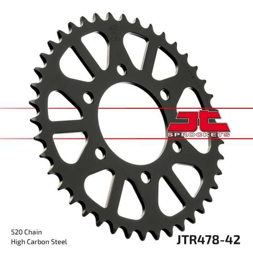 JT CHAIN AND SPROCKETS JTR478.42 Jt Chain And Sprockets Rear Sprocket 42 Tooth Jtr478.42