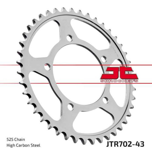 JT CHAIN AND SPROCKETS JTR702.43 Jt Chain And Sprockets Rear Sprocket 43 Tooth Jtr702.43