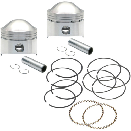 S&S Cycle Piston Kit - High Compression - 74" Stock Motor - Standard 106-5503