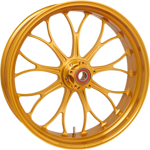 Performance Machine (Pm) Wheel - Revolution - Front - Dual Disc/Without Abs - Gold Ops - 21X3.5 1202-7106R-Rvnajap-G