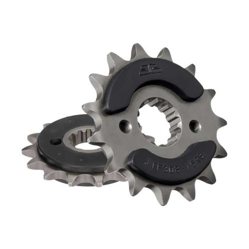 JT CHAIN AND SPROCKETS JTF308.15RB Jt Chain And Sprockets Front Sprocket 15 Tooth W/ Rubber Buffer Jtf308.15Rb