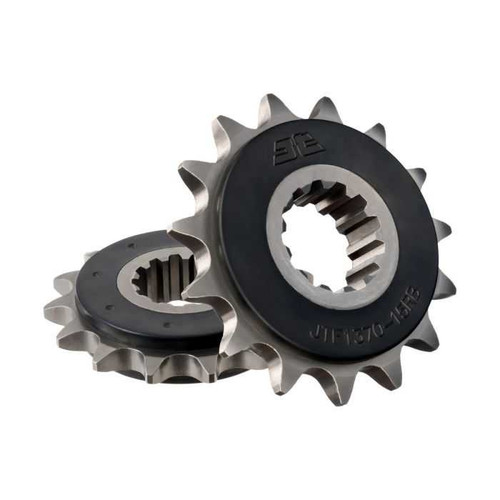 JT CHAIN AND SPROCKETS JTF1370.15RB Jt Chain And Sprockets Front Sprocket 15 Tooth W/ Rubber Buffer Jtf1370.15Rb